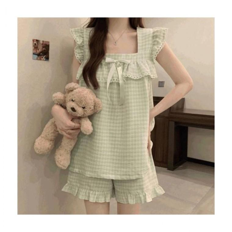 루미나D 파자마 여성 반팔 데일리 외출복 일상 캐주얼 코디 계절별 착용용