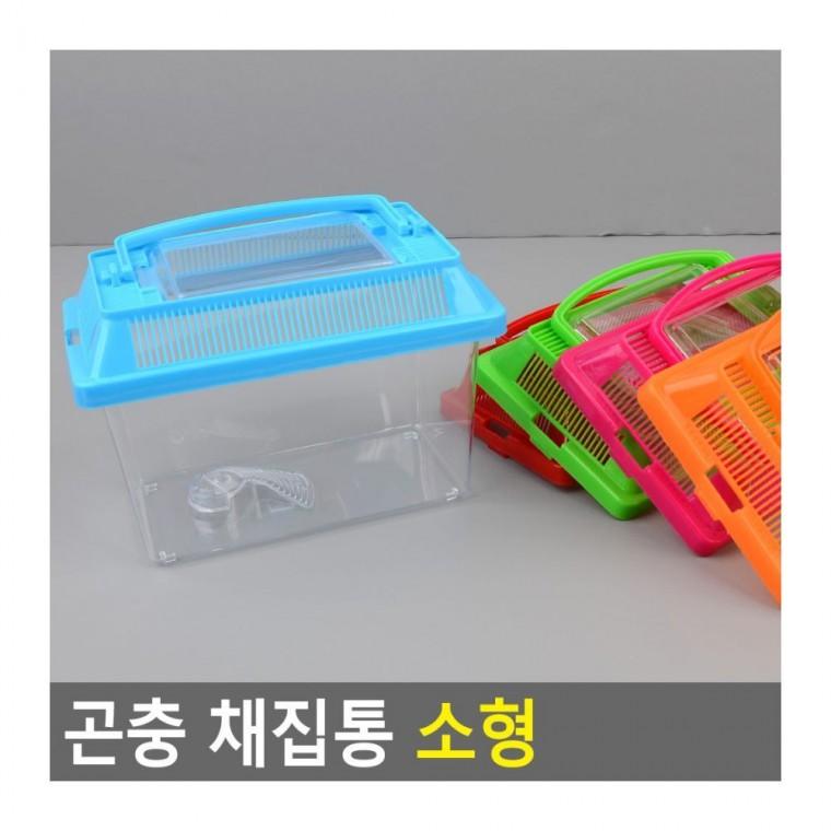 곤충관찰채집통 소형 곤충 관찰통 케이스 통기성 탐구 뚜껑 어린이 자연 투명 학습 채집