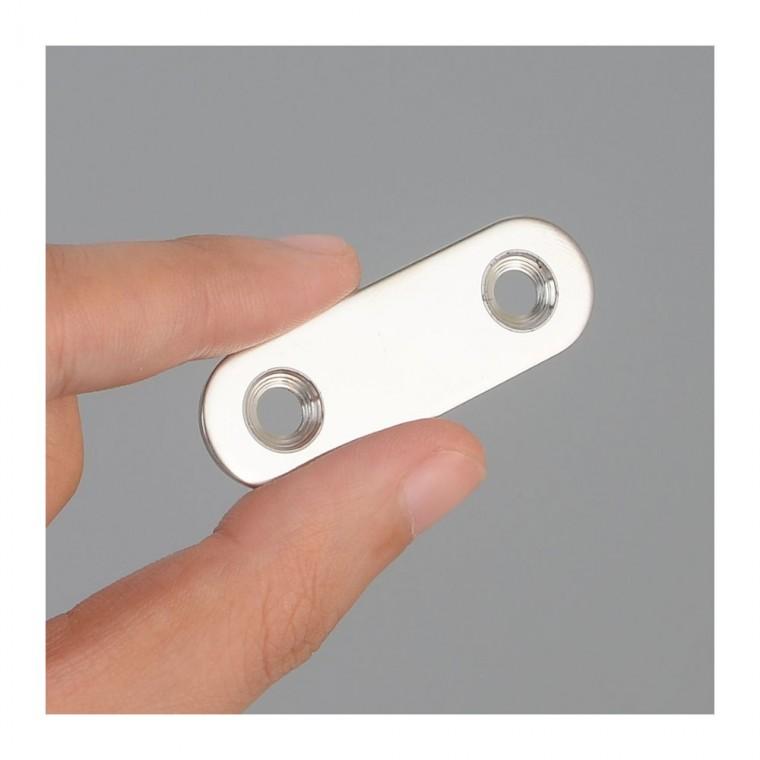 목공 DIY 보강 연결 일자 나사홀 고정 가구 철물 평판 10개입 조립 46mm