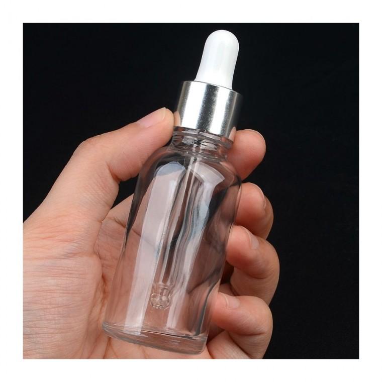 스포이드 유리병 30ml 휴대용 소분 리필 에센스 화장품 공병 오일 투명