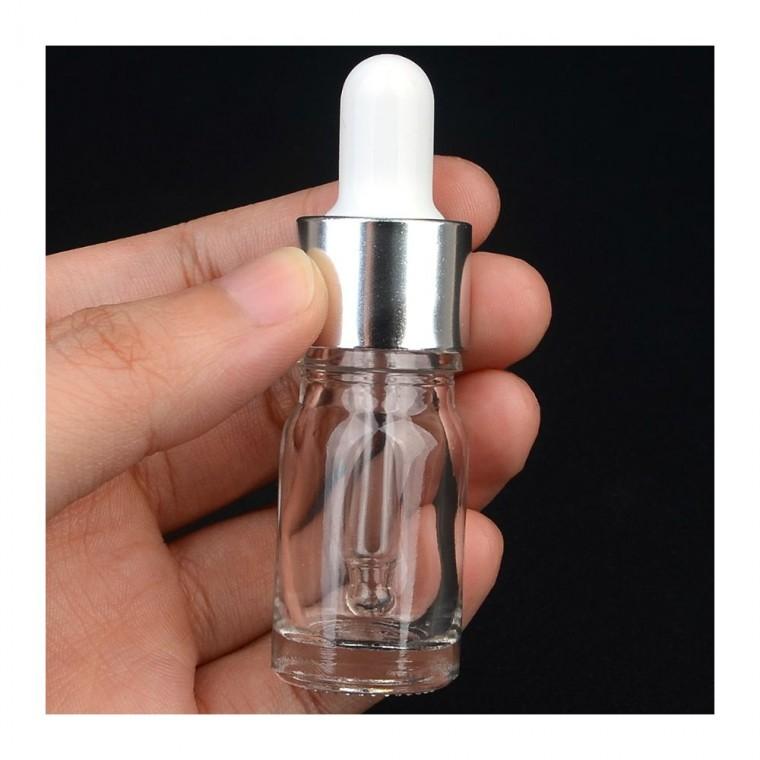 에센셜 오일 아로마 정량 뷰티 유리병 세럼 투명 5ml 점적