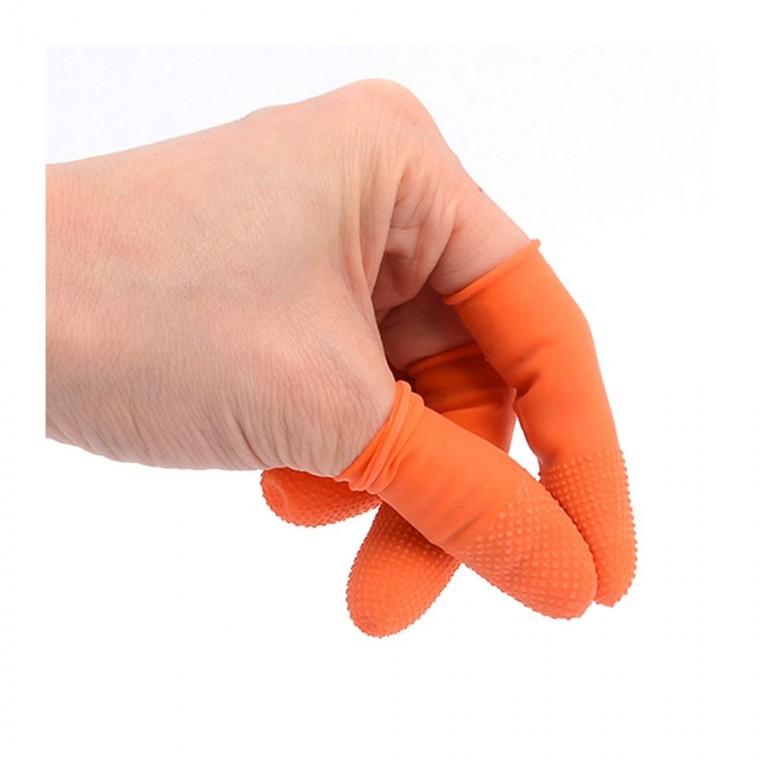 핑거 고무골무 10P 보호 손끝 작업 청소 세척 손톱 미끄럼방지 그립 요리