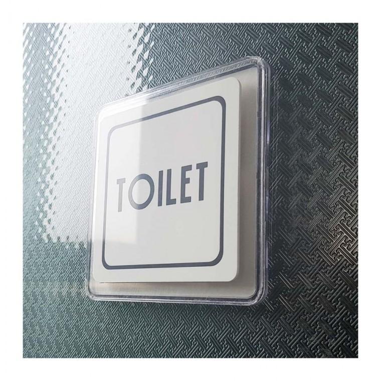 화장실 TOILET 안내판 팻말 도어사인 업소 매장 아크릴 표시 문패 사각