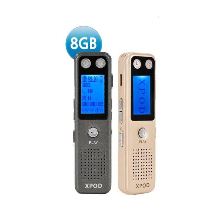 루미나D 디지털 녹음기 8gb녹음기 xp777 보이스레코더 전자기기 연결 설치 휴대 일상용