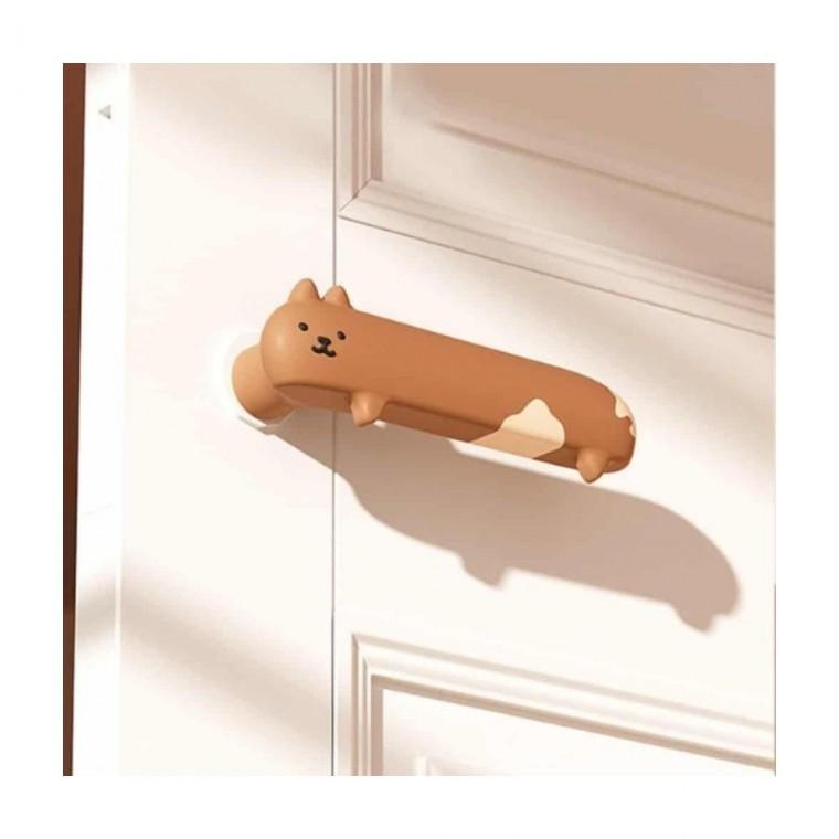 루미나D 문고리커버 고양이 문손잡이쿠션 도어범퍼 문콕방지 가정 보호용