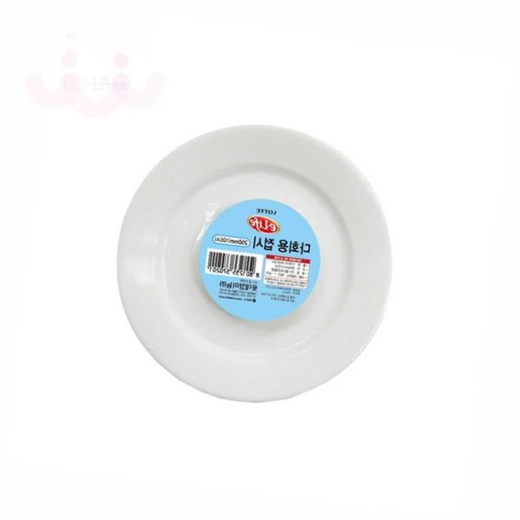 롯데 다회용접시 250mm 반찬접시 디저트접시 일회용접시
