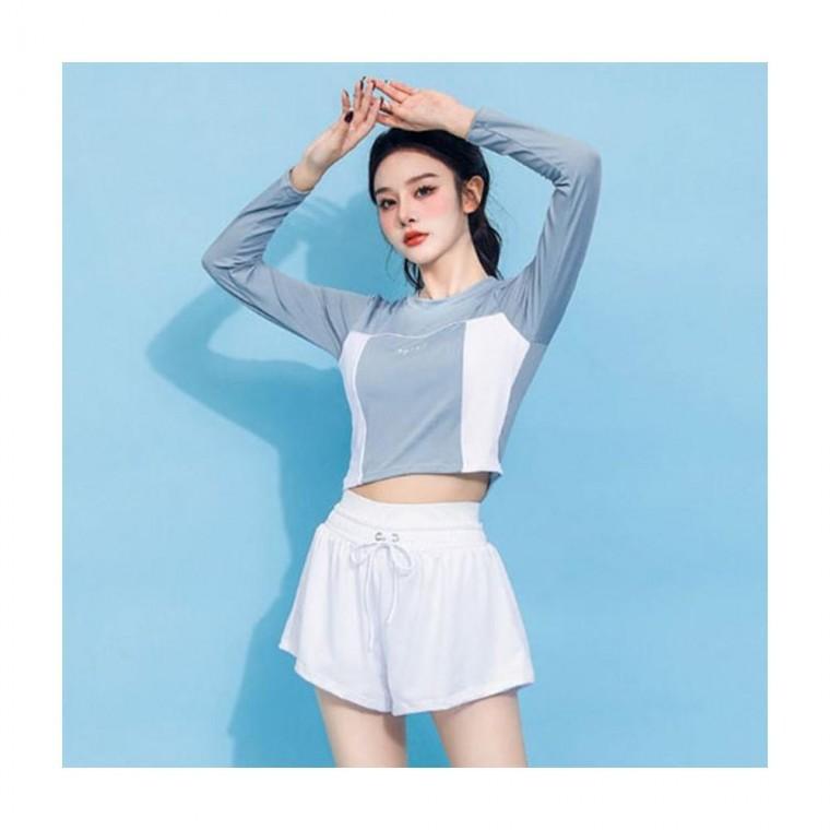 루미나D 래쉬가드 밴딩 수영복 데일리 외출 착용 일상복 가정용 코디용
