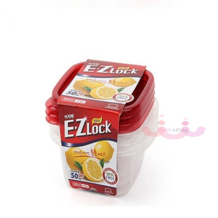 이지락 찬통 250ml 3P 야채보관용기 파통 도시락 대파보관통