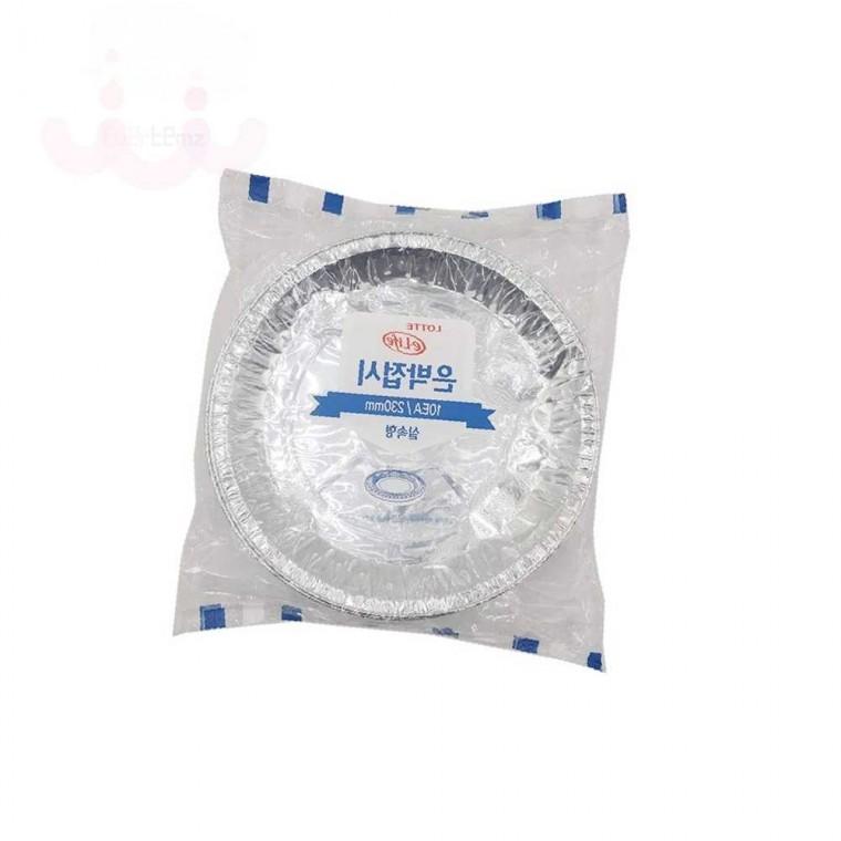 롯데 은박접시 230mm 알루미늄용기 조개구이접시 양념구이접시