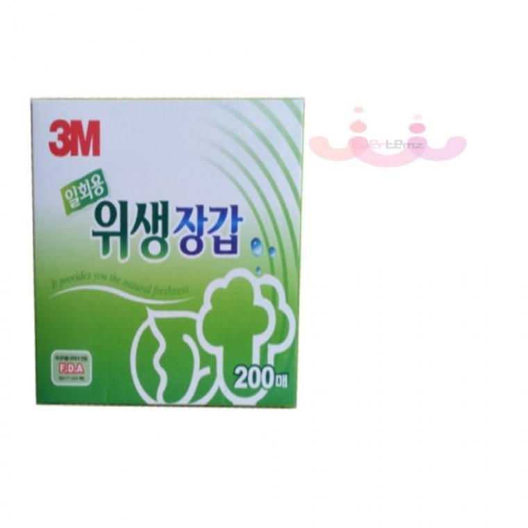 3M 일회용 위생장갑 식당 주방용3M위생장갑 어른비닐장갑 머리염색