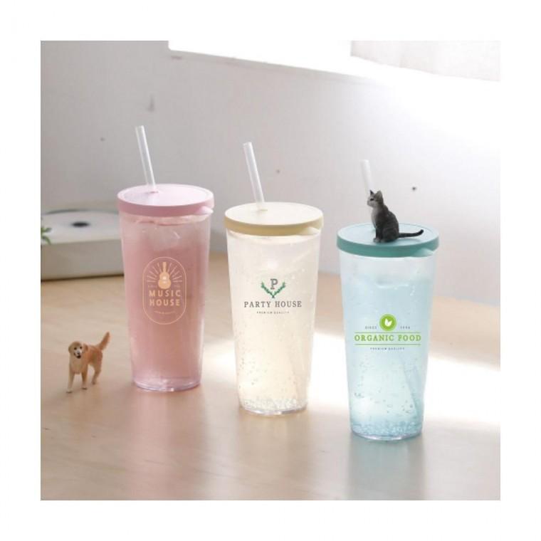 루미나D 빨대컵 670ml dd-09907 주방 조리 식기 보관 가정용
