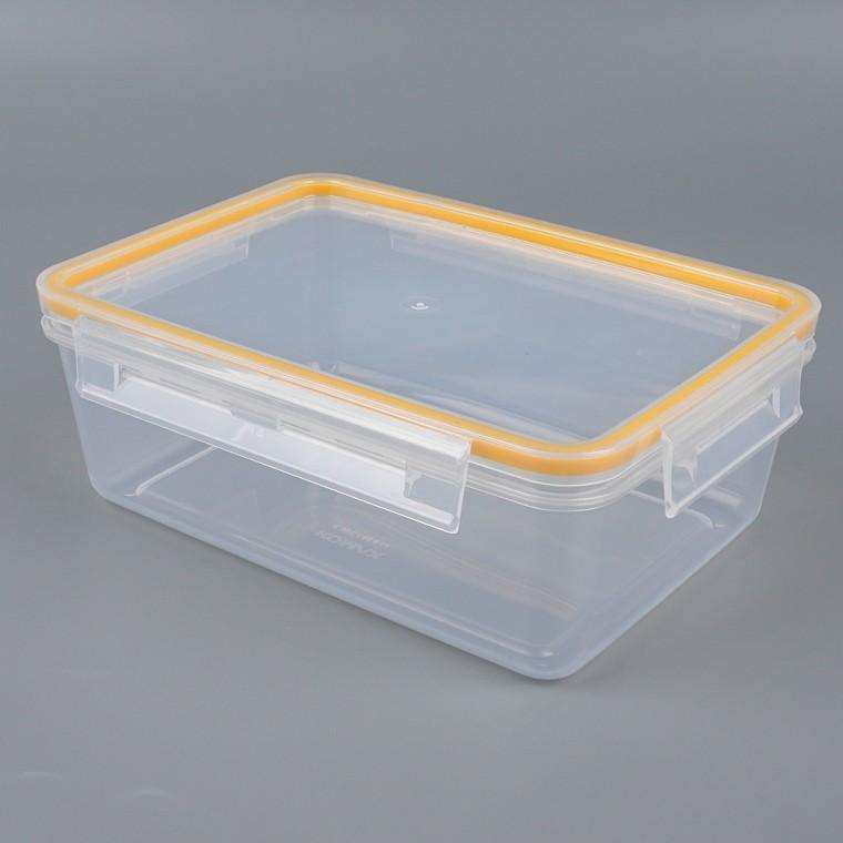 코멕스 프레쉬코퍼 밀폐용기 직사각3호 1.35L 음식보관 플라스틱용기 곡물통