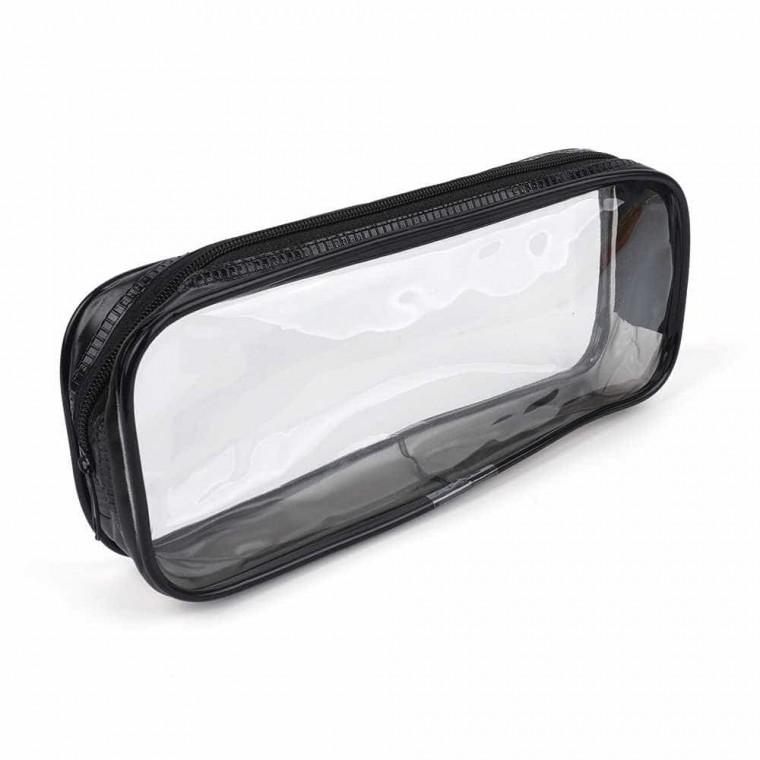 PVC 일자형 투명케이스 심플케이스 화장품케이스 투명필통