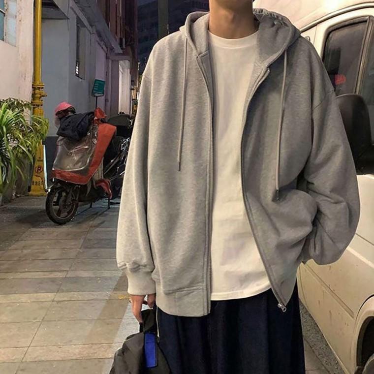 남성 여성 오버핏 스타일 기모 안감 루즈핏 후드 집업 재킷 자켓 남자봄 남자봄아 우터