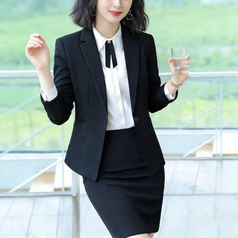 여성 정장 세트 블랙 자켓 면접 오피스룩 비즈니스룩 패션 복장 슬랙스 원피스 하객 겨울