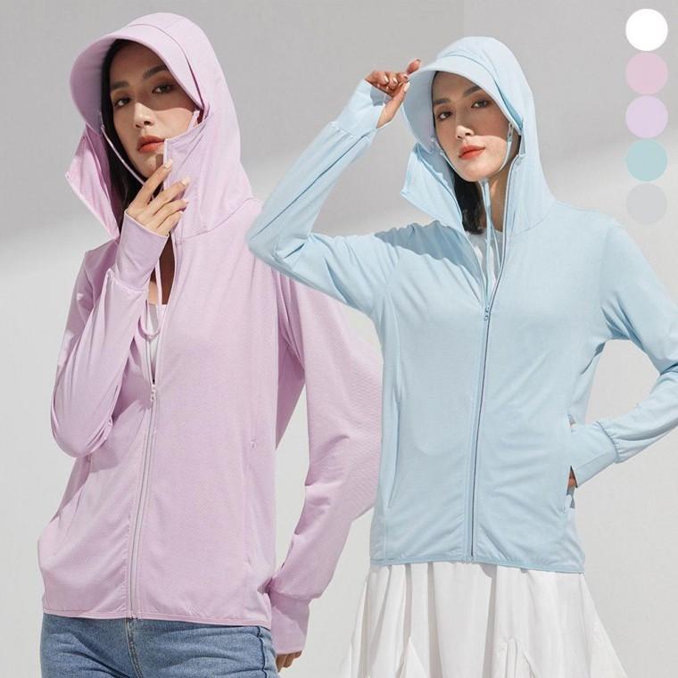 여성 바람막이 쿨링 냉감 자외선 차단 여름 메쉬 자켓