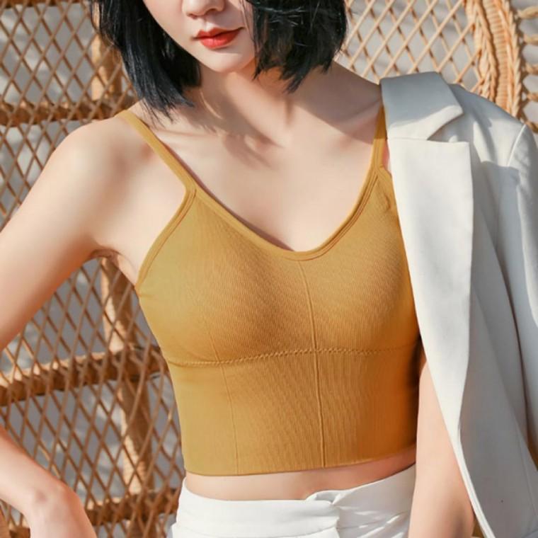 크롭나시 브라탑 끈나시 브라렛 노와이어 탱크탑 자켓속 기본 나시 이너