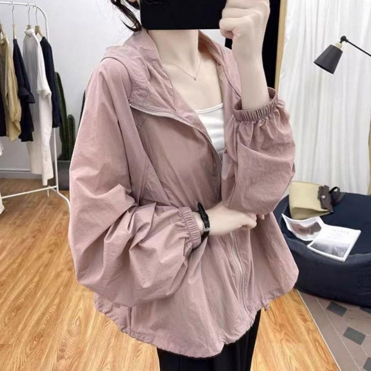 깔끔한 디자인 여자 외출 라이트핏 썸머 바람막이 남성 래쉬 가드 여름 자켓 등산복 경량