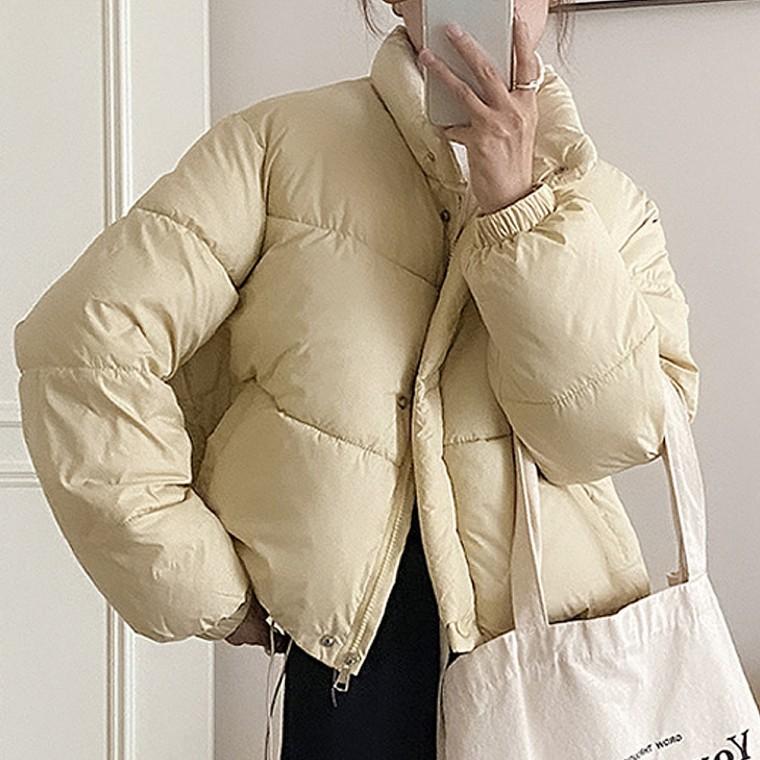 여자 겨울 크롭 패딩 숏자켓
