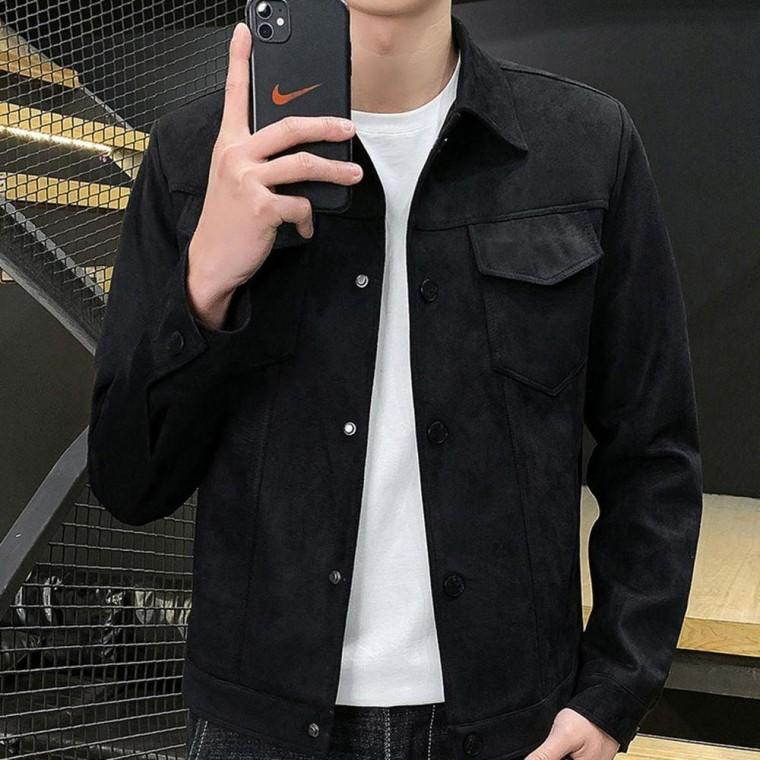 벨벳 소재 깔끔한 남성 스타일 예쁜 스웨이드 재킷 자켓 남자봄 남자봄아 우터 데님 진청