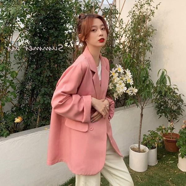 샤랄라 봄 여름 가을 투버튼 신상 화사한 여성자켓