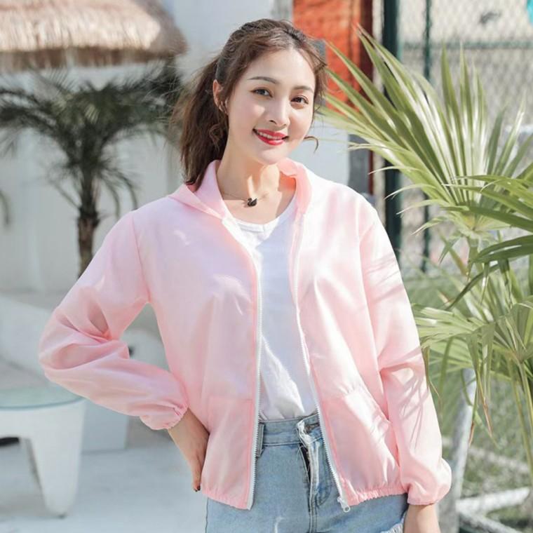 여성 경량 초슬림 후드 바람막이 초경량자켓