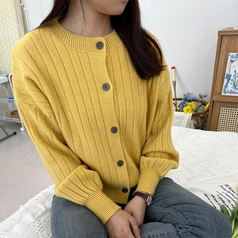 [신상꿀템] 베이직 여성 가디건 기본 니트 간절기 데일리 가디건 사계절 코디 옷 여자 자켓 데일리 카디건