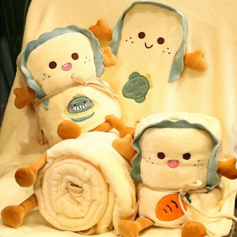 귀여운 극세사 캐릭터 무릎담요 휴대용 사무실용 무릅담요 캠핑용담요 쇼파담요
