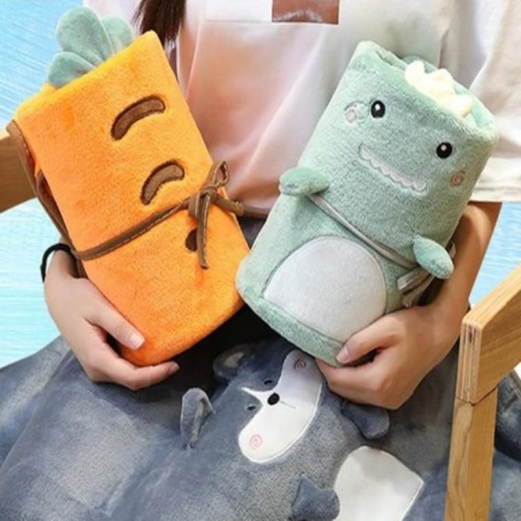 부드러운 극세사 무릎담요 캐릭터 블랭킷 사무실 낮잠용 기내용무릎담요 사무실무릎담요 사무실담요