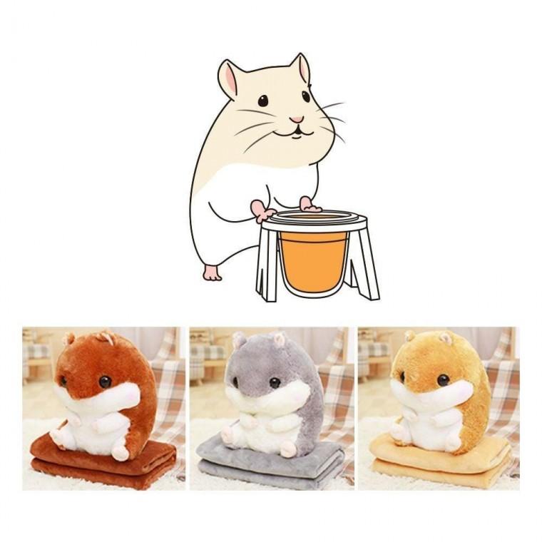 캐릭터 무릎 핸드 워머 블랭크 쿠션 담요 세트 베개 다용도 다기능 사무실 거실 야외