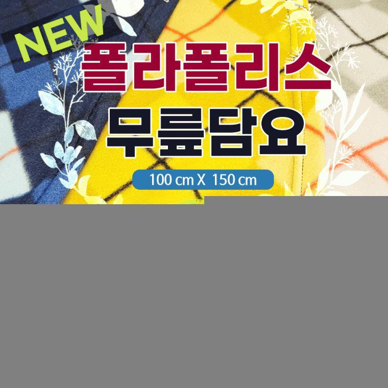 무릎담요[대형 무릎담요]사이즈100*150/200g/개별OPP포장/항공담요/대형담요/폴라폴리스담요[효정무역]