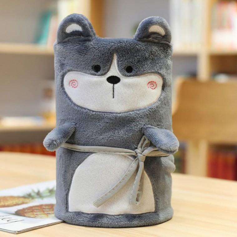 극세사 무릎담요(허스키)