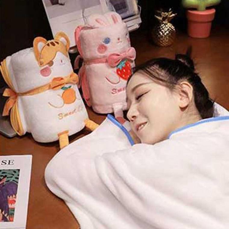 겨울 캠핑 휴대 용 캐릭터 무릎담요 미니 무릎 담요 이불 선물