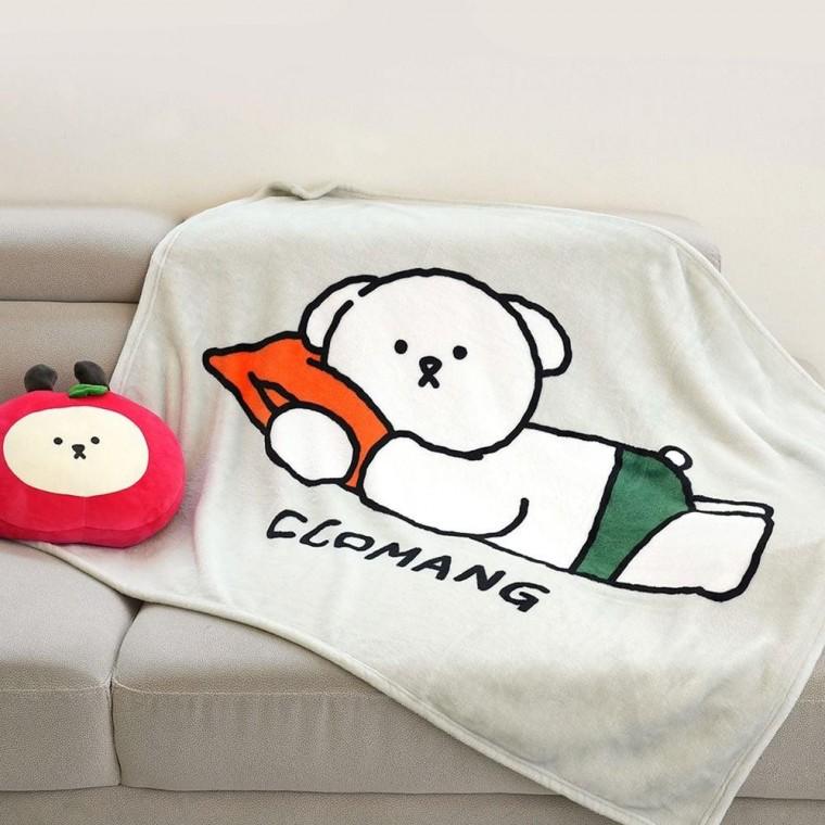 꼬망 담요 캐릭터 무릎담요 이불 무릎 담요 캠핑 이불