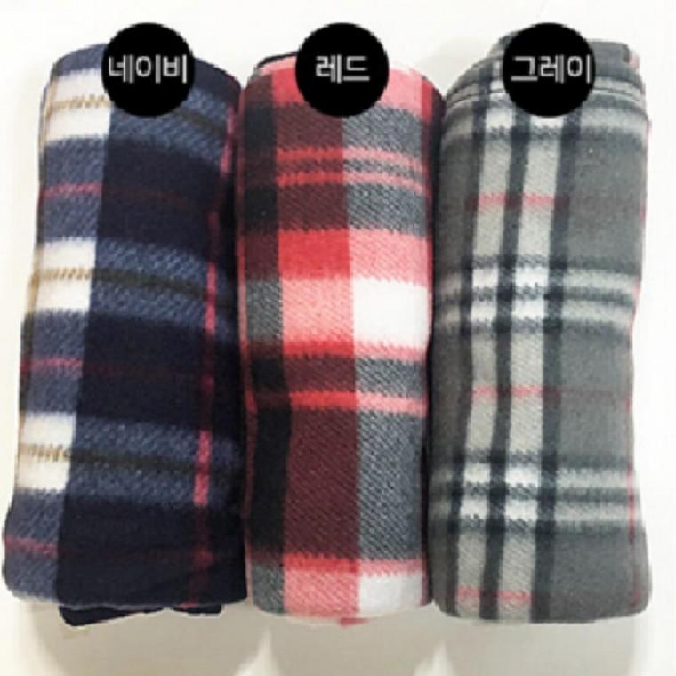 체크 무릎담요 폴라플리스 블랭킷 담요 사무실 거실 학교 캠핑 차박 수험생