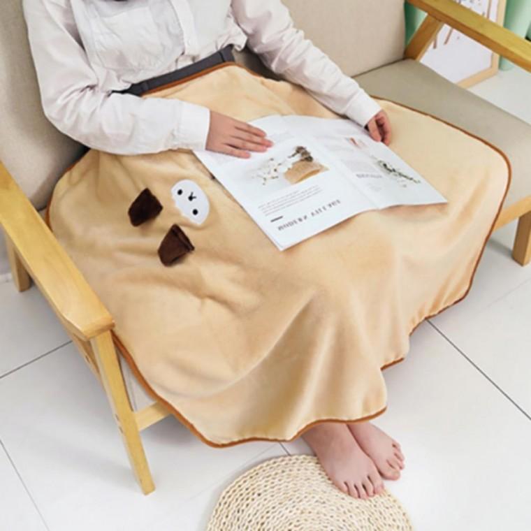 무릎담요 캐릭터 극세사 담요 opp포장 수험생 사무실 학교 애니멀 카페