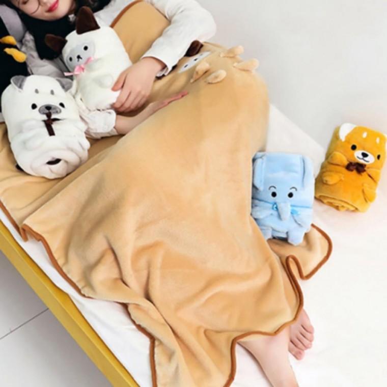 캐릭터 무릎담요 극세사 담요 사무실 캠핑 차량 차박 카페 수험생