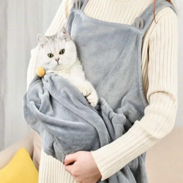 강아지 캥거루 담요 고양이앞포대기 꾹꾹기담요 소형견포대기 고양이주머니