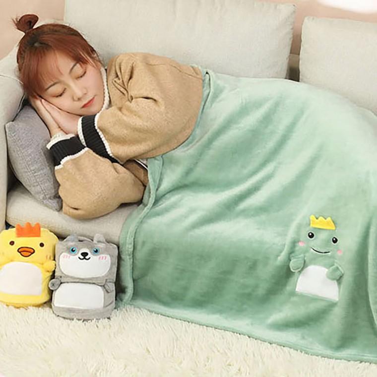 귀여운 동물 디자인 사무실 집안 거실 무릎 담요
