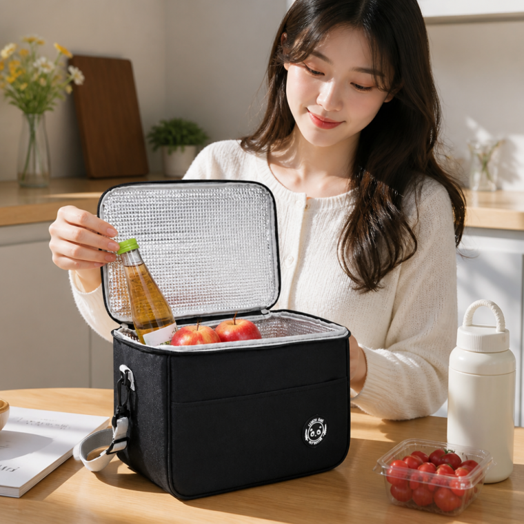 팬더 아이스박스 간식 가방 보온 보냉 케이스 도시락 파우치