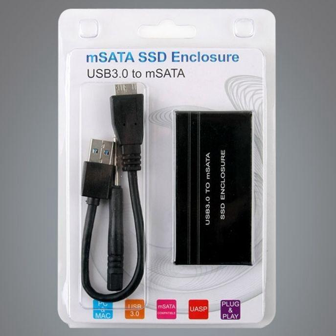 USB 외장 하드 케이스 SSD 휴대용 파우치 블랙