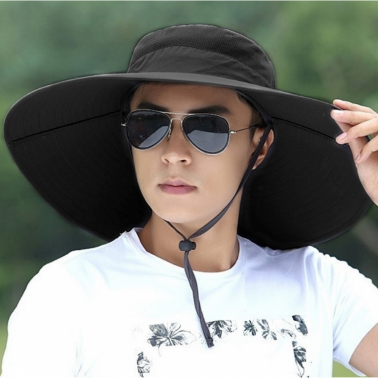 빅와이드 등산 모자 남성 넓은챙 햇빛가리개 벙거지