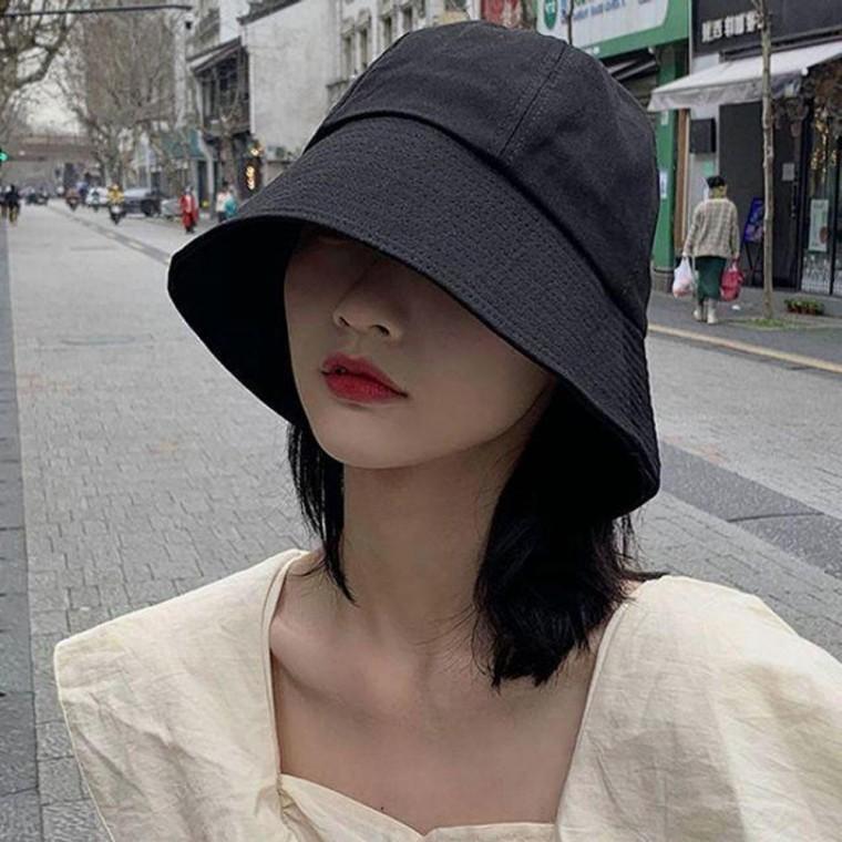 린넨 코튼 버킷햇 벙거지 모자 커플 데일리 대두 여름 햇빛 남녀공용