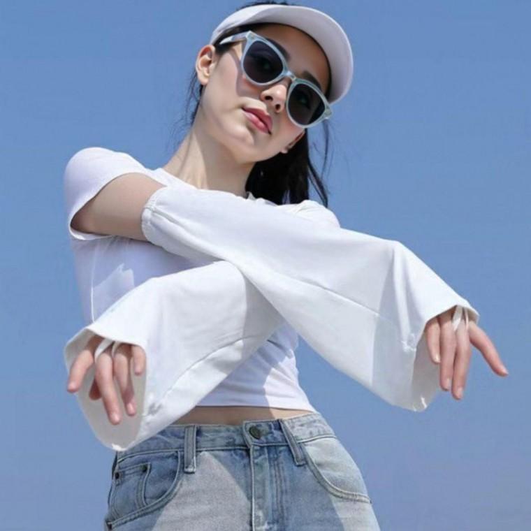 팔토시 루즈핏 쿨토시 자외선 차단 와이드 나팔 소매 여름 여성 운전용 햇빛 가리개