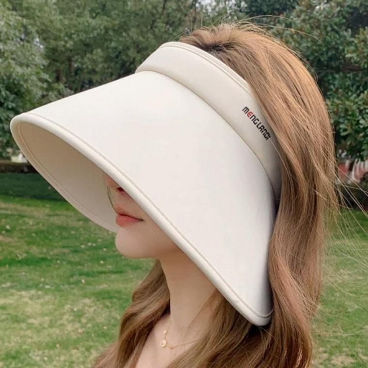 썬캡 햇빛가리개 와이드 챙 모자 자외선 차단 접이식 비치 바캉스모자 대형썬캡