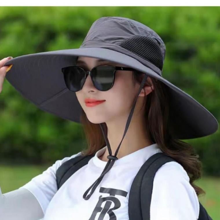 사파리 모자 넓은 햇빛차단 3컬러 챙 그늘막 벙거지 그늘막 3컬러 여름
