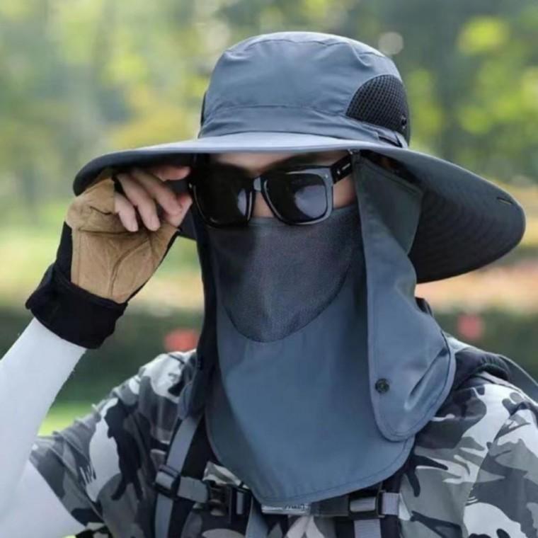 밭일 햇빛 벙거지 360도자외선차단모자 벙거지모자 농사 여름 사파리 등산