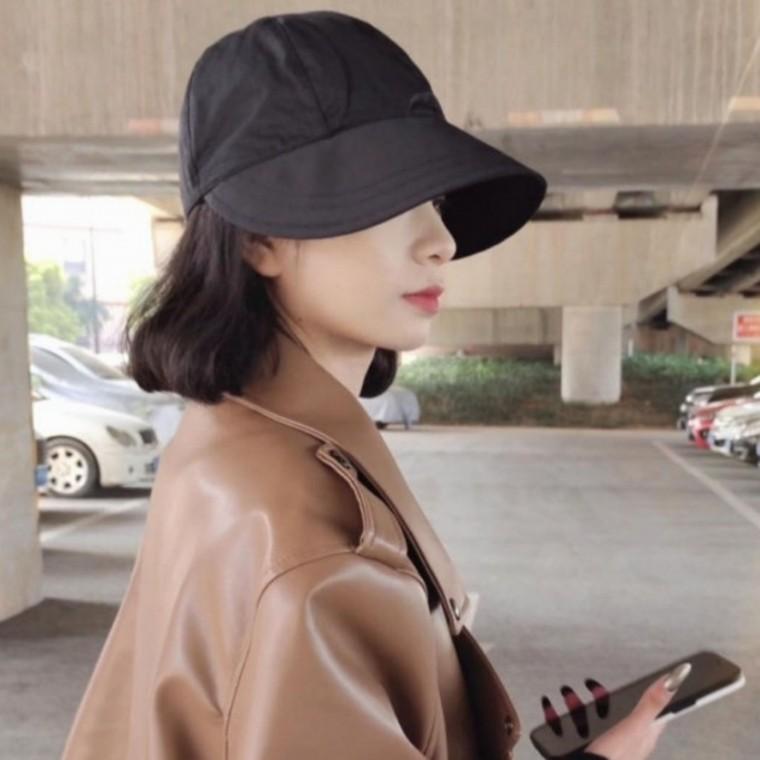 자외선 차단 사이즈 조절 모자 블랙 스트링 버킷햇 햇빛 가리개 베이직 여름 여성 휴가