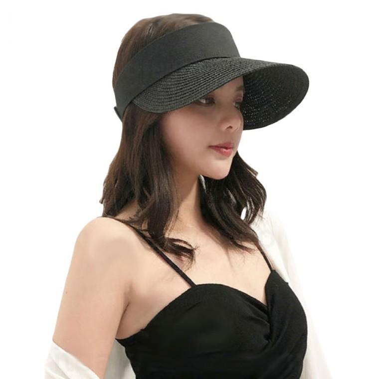 여성 챙모자 햇빛차단 썬캡 라탄 여름 데일리 신상