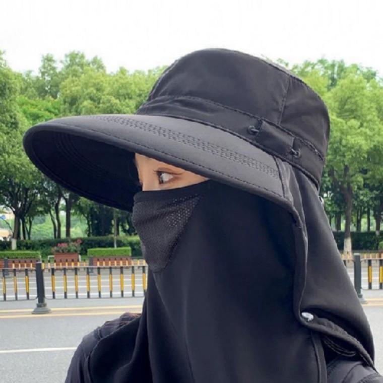 360도 여름 자외선 차단 모자 작업 햇빛 가리개 썬캡